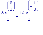5/3*x^(2/3)-10/3*x^(-1/3)
