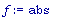 f := abs