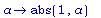 proc (a) options operator, arrow; abs(1,a) end proc...
