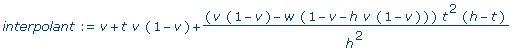 interpolant := v+t*v*(1-v)+(v*(1-v)-w*(1-v-h*v*(1-v...