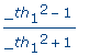 (_th[1]^2-1)/(_th[1]^2+1)