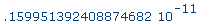 .159951392408874682e-11