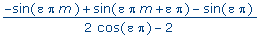 (-sin(epsilon*Pi*m)+sin(epsilon*Pi*m+epsilon*Pi)-si...